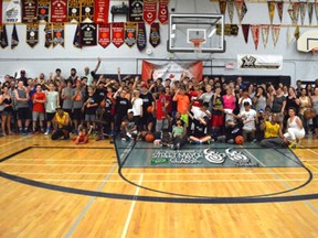 Participants in the Street Mayor Classic 3 on 3 student basketball tournament, held at CASS. (SUBMITTED PHOTO)
