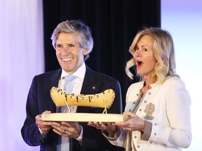 The McEwens gave a $10 million donation to the school of architecture on Wednesday. Photo by Gino Donato.