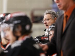 Gord Thibodeau, shown here coaching the Bobcats earlier this spring, says the offer from the Whitecourt organization was too good to pass up. (Ian Kucerak)