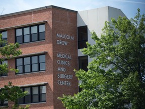The Malcolm Grow Medical Center is seen at Joint Base Andrew, Md., Thursday, June 30, 2016. (AP Photo/Carolyn Kaster)