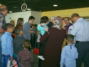 Sudbury Project Hope welcomed a Syrian refugee family of seven to Sudbury on Thursday. Supplied photo