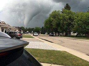 A tornado warning was issued for Ponoka County and Maskwacis Thursday afternoon on June, 30, 2016.