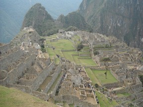 Overlooking the hidden Incan city of Machu Picchu. (Ted Rath, Postmedia Network)