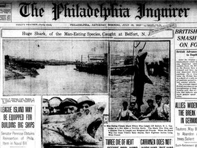 News of 1916 shark attack