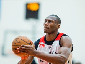 Centre Bismack Biyombo is leaving the Raptors for a massive payday with the Magic. (Ernest Doroszuk/Toronto Sun)