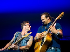 Jay Bowman and Michael Franti & Spearhead at Ottawa Jazz Festival in Confederation Park Saturday July 2, 2016.   Photo by Ashley Fraser/Postmedia