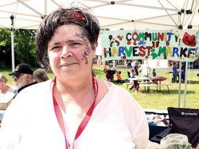 Christine Bell, organizer of the Community Harvest Market. (Julia BalakrishnanéFor The Whig-Standard)