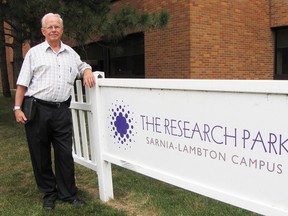 Murray McLaughlin, shown in this file photo, has stepped down as executive director of the Bioindustrial Innovation Canada, a post he has held since the Sarnia-based agency formed in 2008. Sandy Marshall been appointed to take his place leading the agency based at the Western Sarnia-Lambton Research Park.
File photo/ The Observer