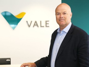 Stuart Harshaw is out as director of Ontario operations at Vale. (John Lappa/Sudbury Star)