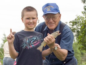 The Wingham Sportsman Association treated Community Living Wingham and District to a day of fishing and a barbecue on June 15, 2016. (Darryl Coote/Kincardine News and Lucknow Sentinel)