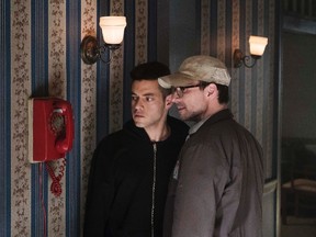 Mr. Robot stars Rami Malek (left) and Christian Slater. (Handout photo)