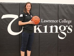 Kingston native Lacey Knox, the all-time leading scorer in St. Lawrence College’s women’s basketball program, is rejoining the team as an assistant coach for the 2016-17 season. (Photo courtesy of SLC Athletics)