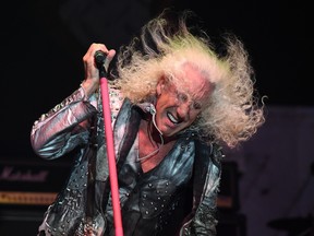 Singer Daniel "Dee" Snider of the US heavy metal band "Twisted Sister" . Getty Images