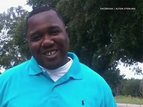 Alton Sterling was shot and killed outside a convenience store in Baton Rouge, La. (Newsy video screen grab)