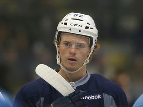 Winnipeg Jets forward Mason Appleton listens to instructions during the Jets' development camp in Winnipeg, Man. Wednesday July 06, 2016.
Brian Donogh/Winnipeg Sun/Postmedia Network