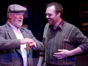 John Reid and Andre Cormier perform in The Weir at the Palace Theatre. (Ross Davidson/special to The London Free Press)