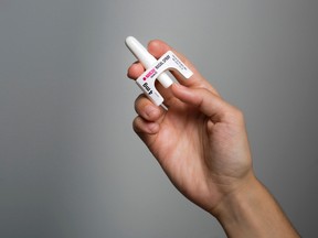 Nasal-spray version of naloxone (Adapt Pharma photo)
