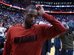 Dwyane Wade of the Miami Heat walks off the court following Game Seven of the Eastern Conference Quarterfinals against the Toronto Raptors during the 2016 NBA Playoffs.  (Photo by Vaughn Ridley/Getty Images)