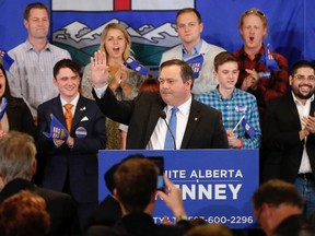 Jason Kenney, the MP for Calgary Midnapore, announces he will seek the leadership of the Alberta PCs in Calgary, Alta.,on Wednesday July 6, 2016. AL CHAREST / Postmedia Network