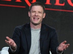 Actor James Norton participates in the "Grantchester" panel at the PBS Winter TCA on Monday, Jan. 18, 2016, in Pasadena, Calif. (Photo by Richard Shotwell/Invision/AP)