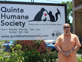 Samantha Reed/The Intelligencer
Frank Rockett, Quinte Humane Society executive director, stands outside the Quinte Humane Society building. The Humane Society is in the midst of preparing for a capital fundraising campaign to raise funds for its new shelter, says Rockett.