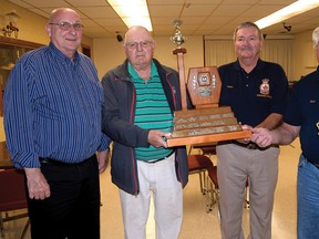 Tillsonburg Legion Branch 153's John Grabstas, John Pattinson, Peter Good and Ken Price. (CHRIS ABBOTT/TILLSONBURG NEWS)