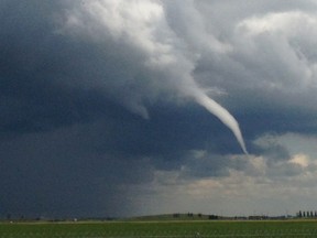 Funnel clouds could develop in parts of western Manitoba on Thursday, according to Environment Canada. (FILE PHOTO)