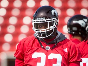 Calgary Stampeders running back Jerome Messam. (Lyle Aspinall, Postmedia Network)