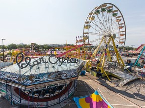 An overhead view from the Sky Ride during CNE Media Preview Day for the 2015 Canadian National Exhibition in Toronto, Ont.  on Wednesday August 19, 2015. Ernest Doroszuk/Toronto Sun/Postmedia Network