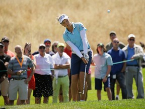 Brooke Henderson in the first round of the U.S. Women's Open. (AP)