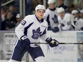 Auston Matthews was on the ice in the full scrimmage game on the final day of the Toronto Maple Leafs development camp, at the Gale Centre in Niagara Falls on July 8, 2016. The Niagara Falls part of the camp ran from July 5-8. The team played a full scrimmage open to the public on Friday. A total of 41 players were invited, including 24 forwards, 12 defencemen and five goalies, and 23 Toronto draft picks from four different draft classes. Mike DiBattista/Niagara Falls Review/Postmedia Network