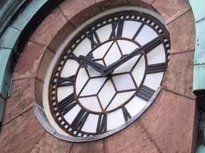 Sault Ste. Marie Museum clock.