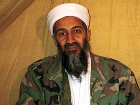 Osama bin Laden is seen in Afghanistan.  (AP file photo)