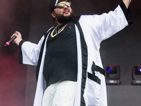 Ottawa rapper Belly had a triumphant homecoming at Bluesfest Sunday.