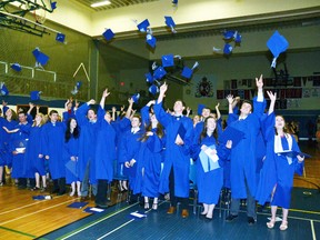 The Mitchell District High School (MDHS) Graduating Class of 2016 celebrated their achievements with the traditional tossing of their mortarboards into the air during the high school grad ceremony June 29. Congratulations grads! For much more, please see this week's paper. GALEN SIMMONS MITCHELL ADVOCATE