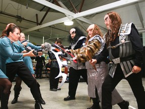Different worlds came head to head at the Vul-Con costume competition Sunday at the Vulcan District Arena. Jasmine O'Halloran-Han Vulcan Advocate