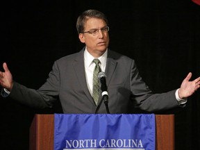 North Carolina Gov. Pat McCrory. (AP Photo/Chuck Burton)