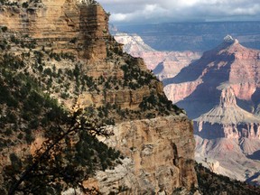 This Oct. 22, 2012, file photo shows a view from the South Rim of the Grand Canyon National Park in Ariz.  (AP Photo/Rick Bowmer, File)
