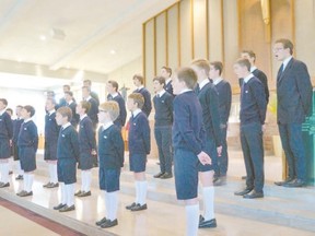 The French boys choir called La Maitrise des Hauts de France has been booked to perform at St. Justin?s Roman Catholic Church. It will be the ensemble?s first time in London. (Photo supplied)