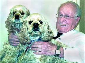 Vic Hayter passed away on Feb. 23, 2016. He was an avid lover of horses, the racing community and his cocker spaniels. The Vic Hayter Memorial Trot and fundraiser will take place at the Clinton Raceway on July 24. (Contributed photo)