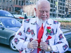 Don Cherry at a promotional event on Front St. in Toronto on Saturday March 19, 2016. Veronica Henri/Toronto Sun/Postmedia Network