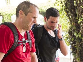 The Amazing Race Canada contestants Stéphane and Antoine Tétreault. (CTV Handout)