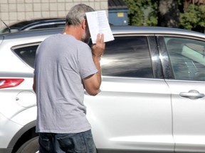 George Wayne Jarvis,55, is seen leaving the Chatham courthouse on Oct. 5, 2015 after a bail hearing on a charge of first-degree murder in the shooting death of his wife, Donna Jean Jarvis, 22, on Nov. 12, 1987.