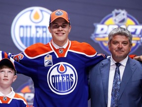 The Oilers selected Jesse Puljujarvi fourth overall at the 2016 NHL Draft in Buffalo, N.Y. (AFP)