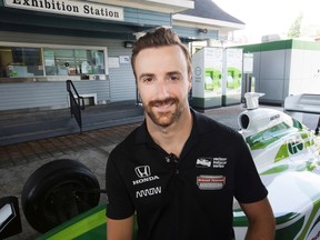 IndyCar driver James Hinchcliffe is thrilled to be racing in this year’s Honda Indy Toronto after being forced to miss last year’s race following a serious crash. (STAN BEHAL/Toronto Sun)