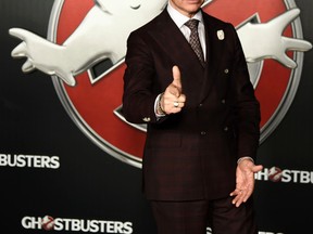 In this April 12, 2016 file photo, Paul Feig, writer-director of "Ghostbusters," poses during the Sony Pictures Entertainment presentation at CinemaCon 2016 in Las Vegas. The film will be released nationwide on Friday, July 15.  (Photo by Chris Pizzello/Invision/AP, File)