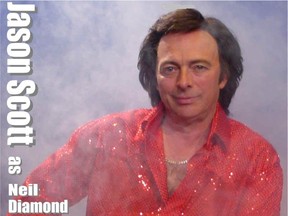 Jason Scott will be performing Diamond Forever: A Celebration of Neil Diamond at the Spruce Grove Legion’s grand re-opening on July 29. - Photo supplied