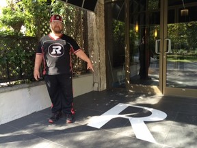 Redblacks fan Ben Henri