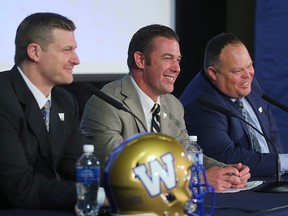 TRIPLE THREAT: O'Shea, Walters & Miller. (BRIAN DONOGH/Winnipeg Sun files)