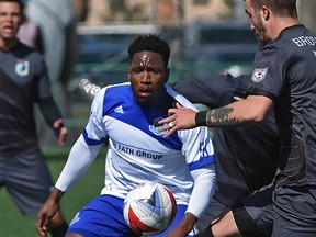 Former FC Edmonton defender Eddie Edward returns to Clarke Stadium on Sunday with the Ottawa Fury. Edward asked FC Edmonton to release him due to a family issue so he could return to his hometown of Ottawa.
